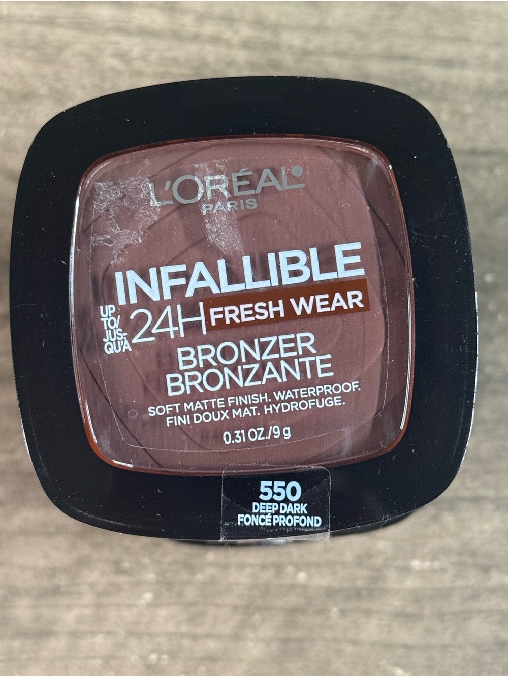 (5) NIB L’Oreal Paris Infallible 24HR FreshWear Bronzer Waterproof Deep Dark 550